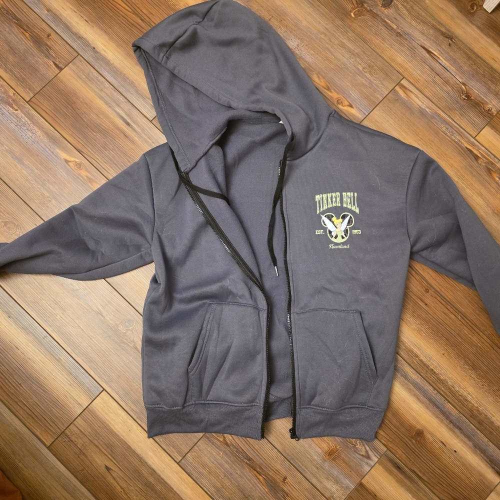 Gray Tinker Bell Hoodie 💙5 For $25💙